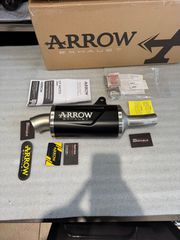 (ΑΜΕΣΑ ΔΙΑΘΕΣΙΜΗ) ARROW INDY RACE EVO (Αλουμινιου Dark-Inox) Για CF MOTO MT450 2024-2025 (Τιμη 560€ με φ.π.α) Στελνω με αντικαταβολη.!