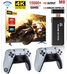 Κονσόλα Παιχνιδιών Game Stick 4K με 18000+ Παιχνίδια και 2 Ασύρματα Χειριστήρια