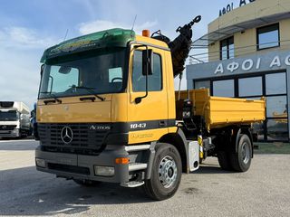 Ανατροπή + Γερανός Mercedes-Benz 2002 1843 ACTROS 4Χ2