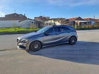 Mercedes-Benz A 160 2017 Γνήσιο amg line! Panorama led alcantara/δέρμα ΜΟΝΑΔΙΚΟ-thumb-3