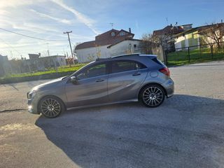 Mercedes-Benz A 160 2017 Γνήσιο amg line! Panorama led alcantara/δέρμα ΜΟΝΑΔΙΚΟ-thumb-4