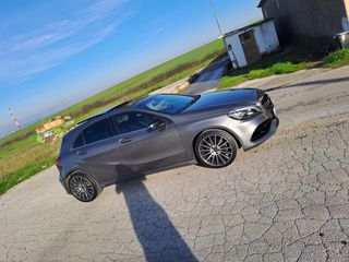 Mercedes-Benz A 160 2017 Γνήσιο amg line! Panorama led alcantara/δέρμα ΜΟΝΑΔΙΚΟ-thumb-13