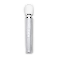 LE WAND – Petite All That Glimmers Wand Vibrator – White