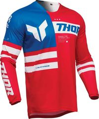 Μπλούζα Αντρική THOR  Launchmode Patriot Jersey Μπλε-Κόκκινη-Άσπρη
