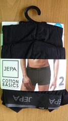 Σετ δύο μποξεράκια JEPA Cotton Basics, μέγεθος L, καινούρια