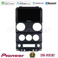 Pioneer SPH-PF97BT Series Jeep Wrangler 2Door 2008-2010 Multimedia Station 9 (Tablet Style) Με Carplay & Android Auto | Pancarshop