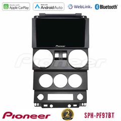 Pioneer SPH-PF97BT Series Jeep Wrangler 2Door 2008-2010 Multimedia Station 9 (Tablet Style) Με Carplay & Android Auto | Pancarshop