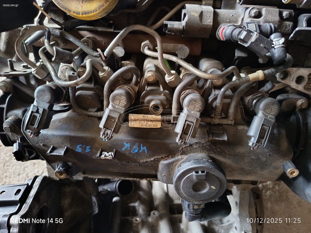 4 ΜΠΕΚ ΠΕΤΡΕΛΑΙΟΥ ΚΙΝΗΤΗΡΑΣ RENAULT Κ9Κ NISSAN QASHQAI-JUKE 2007-2013 1.5cc DIESEL ΚΩΔ: 8200903034-Η8200704191