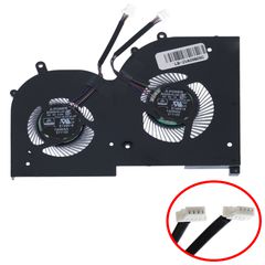 Ανεμιστηράκι Laptop - GPU Cooling Fan για MSI Creator Z17 MS-17N1 HX Studio A12UKST A12UMST A12UET A12UGST A12UHST A12UHT BS5206HS-U5A 17N1-G-CCW-4P 4pin ( Κωδ.81632 )