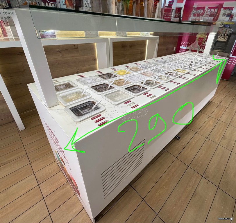 ΨΥΓΕΙΟ TOPPING BAR ΜΕ ΜΠΕΝ ΜΑΡΙ