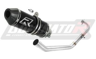 Dominator Εξάτμιση Ολόσωμη HP3 Black/Carbon End Yamaha YZF 125 R 2014 - 2018 Με Σιγαστήρα