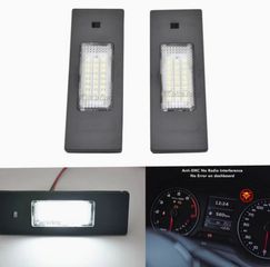 Bosse Led Πλαφονιέρα πίσω πινακίδας Για Bmw 1 E81,E87,F20,F21 / 6 E63,E64,F12,F13 / Z4 E85,E86,E89 / MINI R55,R60 / Alfa Romeo 147 156 159 166 Canbus Ζευγάρι 2 Τεμάχια / 9000013