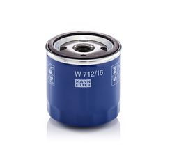 MANN-FILTER W712/16 – Φίλτρο Λαδιού για Alfa Romeo 145/147/156/166, Fiat Panda, Stilo (Spin-on)