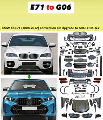 Body kit BMW X6 E71 Upgrade kit X6 LCI G06 M tech Design