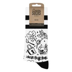 American Socks Burning Rage Mid High socks-thumb-2