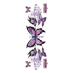 LETHAL THREAT TRIBAL BUTTERFLY LARGE DECAL