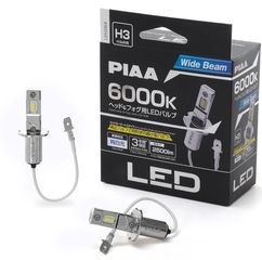 piaa LEH264 Headlight LED conversion bulb 6000K /11W per bulb 2500lm from 2 bulbsFor H3 Halogen sockets | Pancarshop