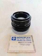 Pentacon 1.8/50 Lens Vintage