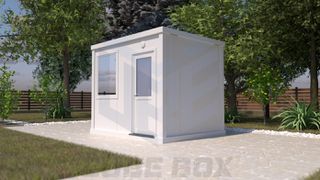 Κοντέινερ 2025 Μεταφερόμενος οικισκος φυλάκιο 3 χ 2,40-thumb-1