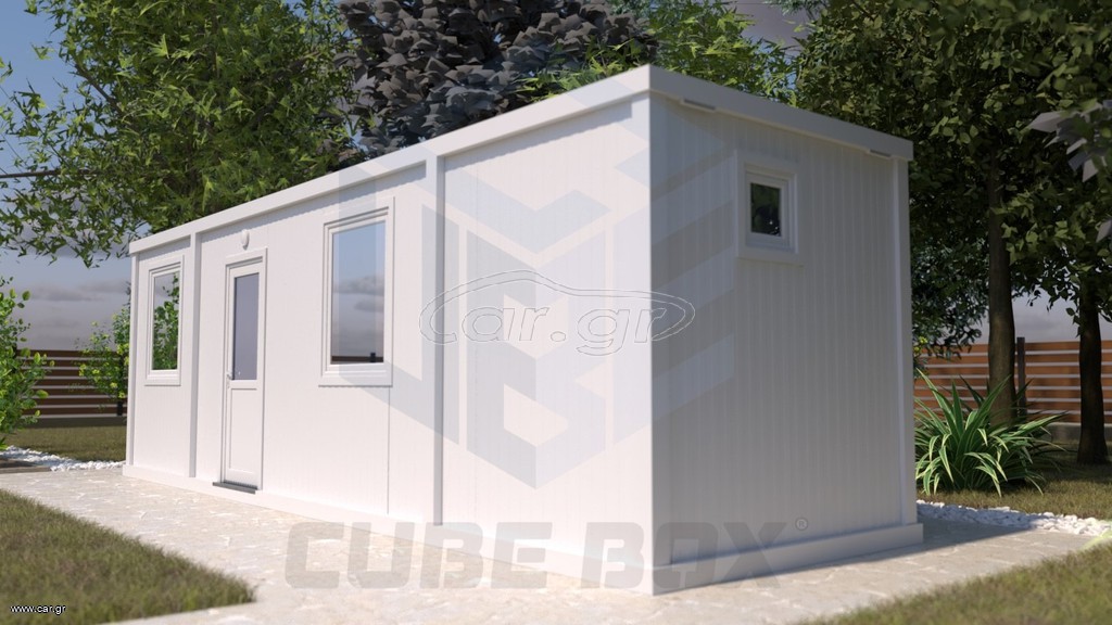 Κοντέινερ 2026 Γραφείο- container 8 x 2,40 με wc και κουζινα