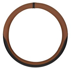 ΚΑΛΥΜΜΑ ΤΙΜΟΝΙΟΥ ΦΟΡΤΗΓΟΥ CLUB BONDED LEATHER ΔΕΡΜΑΤΙΝΗ ΜΑΥΡΟ/ΚΑΦΕ (L) 46-48cm