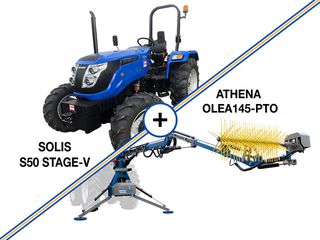 Ελαιουργικά-Ραβδιστικά Graecus 2026 SOLIS S50 STAGE V + ATHENA OLEA145-PTO - COMBO SALES|ΤΡΑΚ...