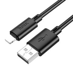 Καλώδιο Hoco X88 Gratified USB-A σε Lightning 2.4A Μαύρο 2m