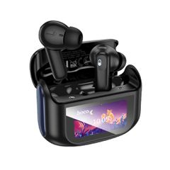 Wireless Hands Free Hoco EQ21 Sandy 400mAh v5.4 με ANC ENC TWS 7 Ώρες Ομιλίας και Οθόνη Αφής Μαύρα