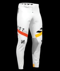 Παντελόνι Μηχανής THOR  Sportmode Synth Pants Άσπρο-Μαύρο-Πορτοκαλί-Κίτρινο-thumb-2