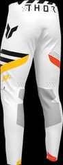Παντελόνι Μηχανής THOR  Sportmode Synth Pants Άσπρο-Μαύρο-Πορτοκαλί-Κίτρινο-thumb-1