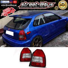 ΠΙΣΩ ΦΑΝΑΡΙΑ [3D TYPE] HONDA CIVIC MK6 HATCHBACK (09.1995-02.2001) | Street Boys - Car Tuning Shop |