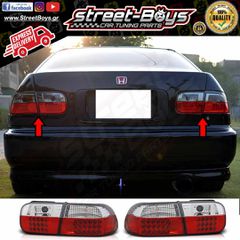 ΠΙΣΩ ΦΑΝΑΡΙΑ LED HONDA CIVIC MK5 SEDAN COUPE (09.1991-08.1995) | Street Boys - Car Tuning Shop |
