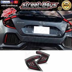 ΠΙΣΩ ΦΑΝΑΡΙΑ DYNAMIC LED HONDA CIVIC MK10 HATCHBACK (2016-2021) | Street Boys - Car Tuning Shop |