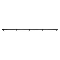 GLOBOSTAR® WALLBASE 77527 Γραμμική Μεταλλική Ροζέτα για Κρέμαση 5 Φωτιστικών - Μαύρο - Μ120 x Π5 x Υ2cm