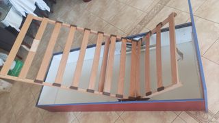 Μονό κρεβάτι 80×200 cm με αποθηκευτικό χώρο + στρώμα δικό του - καλή κατάσταση