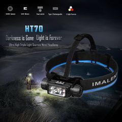 ΦΑΚΟΣ ΚΕΦΑΛΗΣ IMALENT HT70 CREE XHP 50.3 HI LED (ΦΟΡΤΙΣΗ USB-C) ΥΠΑΡΧΕΙ ΒΙΝΤΕΟ