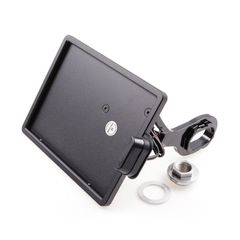 Cult-Werk, side mount license plate bracket. Black. Austria