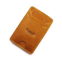 TripMachine Δερμάτινη Καρτοθήκη καφέ | Wiberg cardholder Vintage Tan