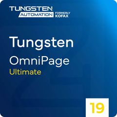 Tungsten OmniPage 19.2 Ultimate for Windows - 1 User - Lifetime - Multilingual - Ηλεκτρονική Άδεια