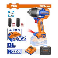 ΜΠΟΥΛΟΝΟΚΛΕΙΔΟ ΜΠΑΤ.20V 780NM 2ΜΠΑΤ.4ΑΗ WADFOW BRUS (WCD1B78E)