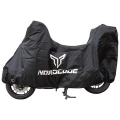 Κωδ.374745 Kάλυμμα μοτό αδιάβροχο Nordcode Evo plus premium + top case μαύρο τηλ.215-215-8211