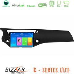 Bizzar C Series Lite 4Core Android14 2+32GB  Citroen C3 2009-2016 Navigation Multimedia Tablet 9    (Μαύρο γυαλιστερό) | Pancarshop