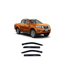 Ανεμοθραύστες Παραθύρων Εξωτερικοί Nissan Navara (NP300) 2015+ [TFP] - 1 Καμπίνα (Single Cab)