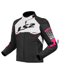 LS2 Apex Jacket Lady Black/White/Pink