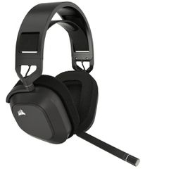 Corsair HS80 Max RGB Ασύρματο Over Ear Gaming Headset με σύνδεση Bluetooth / USB Γκρι