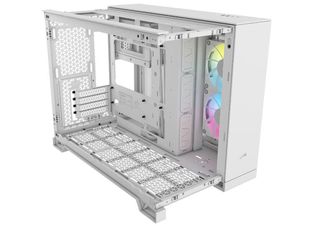 Corsair iCUE 2500X RGB Gaming Mini Tower Κουτί Υπολογιστή με Πλαϊνό Παράθυρο Λευκό (CC-9011268-WW)