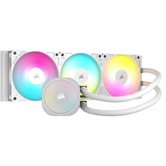 Corsair Nautilus 360 RS Υδρόψυξη Επεξεργαστή Τριπλού Ανεμιστήρα 120mm για Socket AM4/AM5/1700 με ARGB Φωτισμό Λευκή