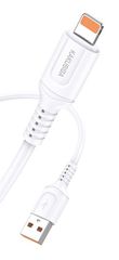 KAKUSIGA καλώδιο Lightning σε USB KSC-805, 12W, 480Mbps, 1m, λευκό