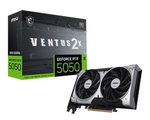 MSI GeForce RTX 5050 8GB GDDR6 Ventus 2X OC Κάρτα Γραφικών