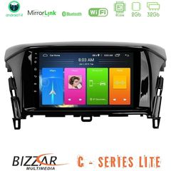 Bizzar C Series Lite 4Core Android14 2+32GB Mitsubishi Eclipse Cross Navigation Multimedia Tablet 9"